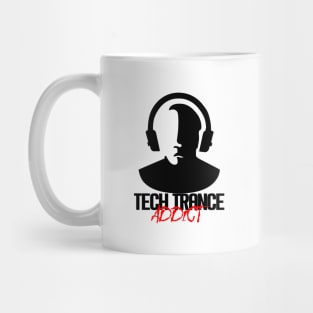 Tech Trance Addict - Black Mug